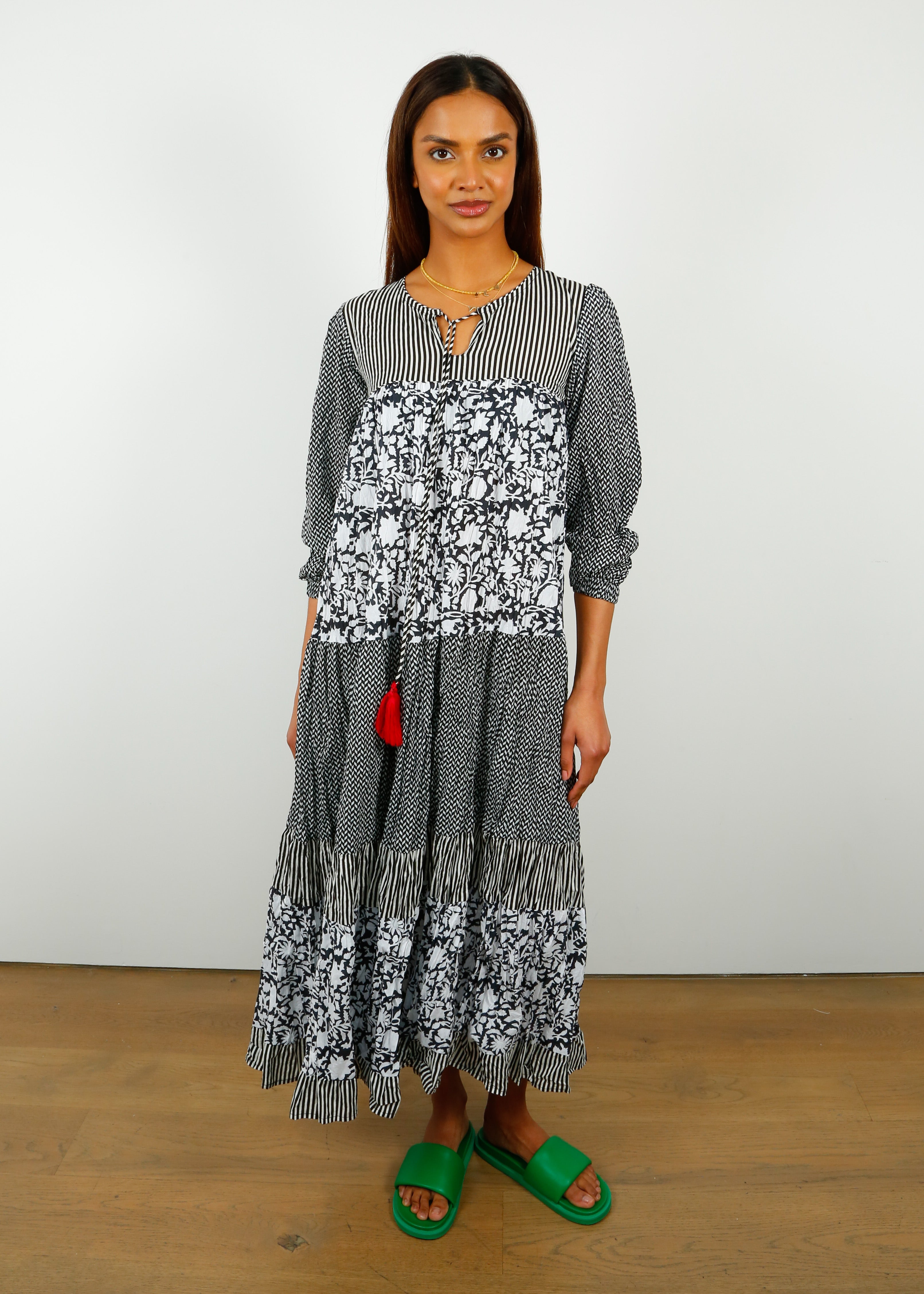 DREAM Wistman Long Dress in Jungle Black