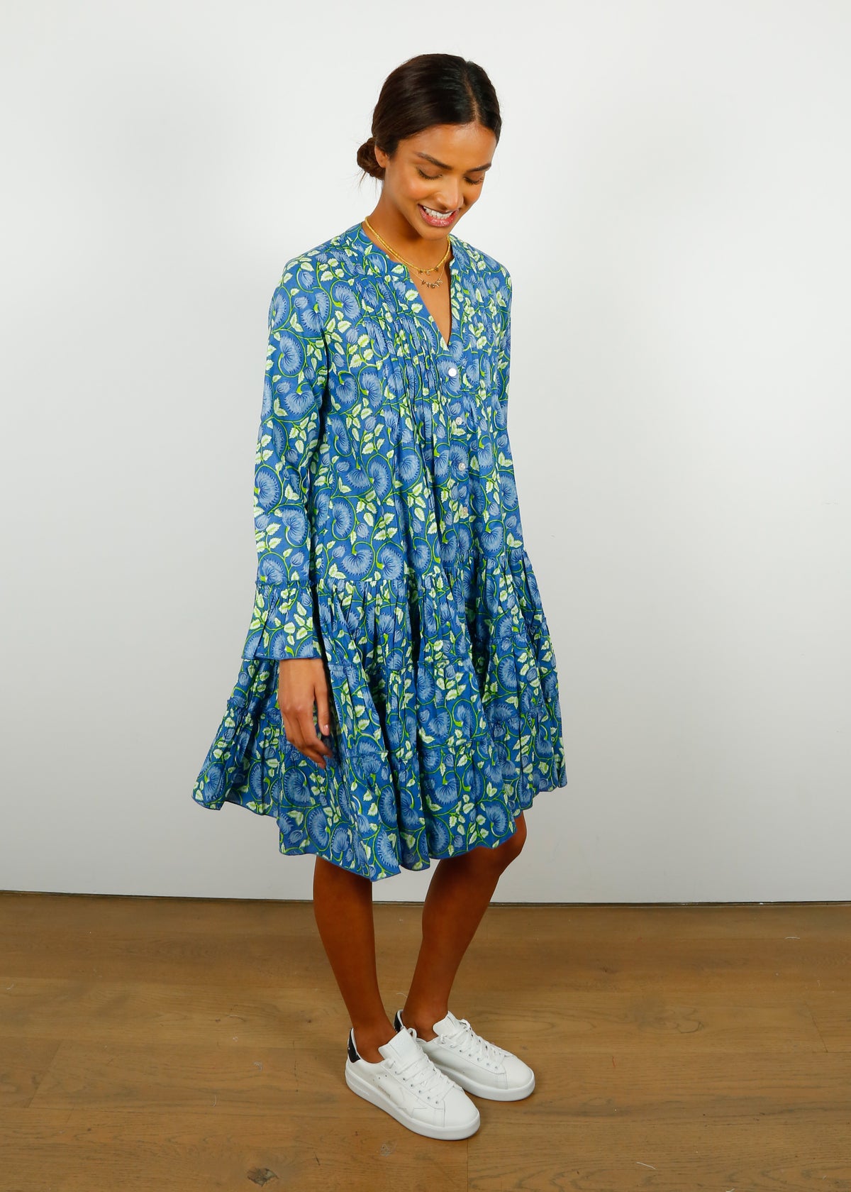 DREAM Lobster Dress in Blue Petunia