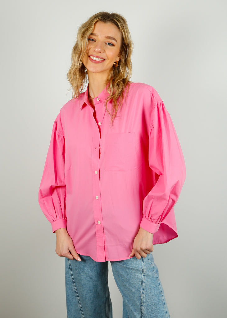 RAILS Janae Shirt in Hot Pink – shopatanna