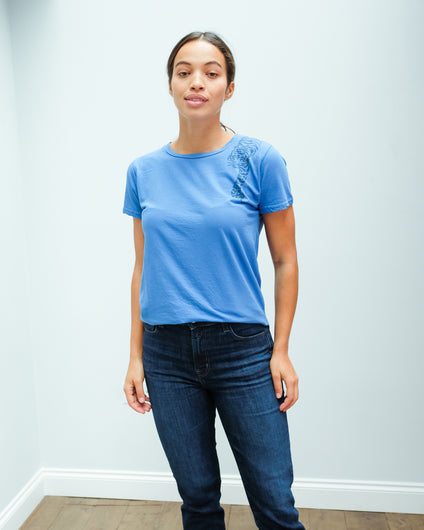 JU Ti tiger tee in bright blue